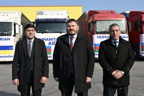 Azərbaycan Ukraynaya humanitar yardımın növbəti hissəsini yola salıb