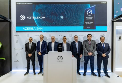 Mobil Dünya Konqresində “Aztelekom”a “Ən Sürətli Sabit Şəbəkə” mükafatı təqdim edildi