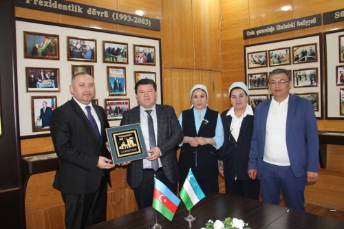 Daşkənd Dövlət Aqrar Universitetinin nümayəndə heyəti ADAU-da səfərdə olub