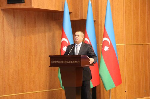 Suraxanı RİH başçısı Adil Əliyevin gənclərlə görüşləri davam edir