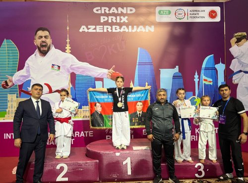 Şəhid Elzar Yusubovun övladı Ayan 1-cilik qazanıb