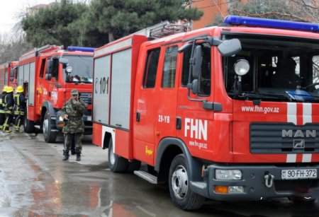 Sumqayıt şəhərinin Corat qəsəbəsində yanğın baş verib