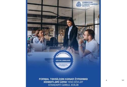 Azərbaycanda formal təhsildən kənar öyrənmə xidmətləri üzrə yeni dövlət standartı qəbul edilib