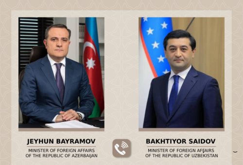 Azərbaycanın və Özbəkistanın xarici işlər nazirləri arasında telefon danışığı olub