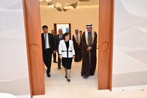 Milli Məclisin sədri Sahibə Qafarova Birləşmiş Ərəb Əmirliklərinə səfərə gəlib