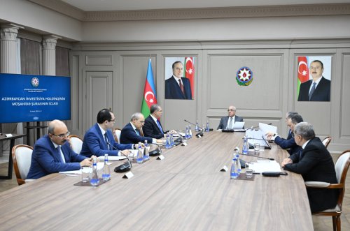 Azərbaycan İnvestisiya Holdinqinin Müşahidə Şurasının iclası keçirilib