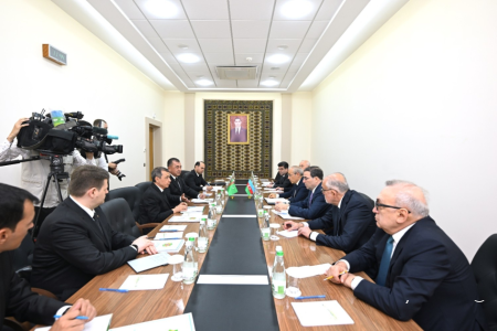 Türkmənistan Xalq Məsləhətinin sədri Azərbaycan nümayəndə heyətini qəbul edib