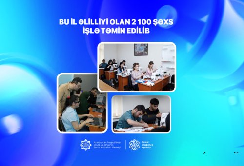 Bu il əlilliyi olan 2100 şəxs işlə təmin edilib